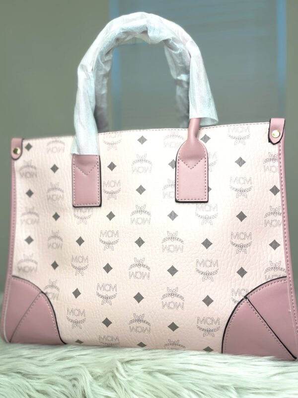 MCM Large Tote Bag (Beige)